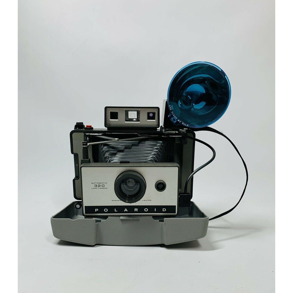 Vintage 60s POLAROID Automatic 320 Land Camera Original Case Etsy