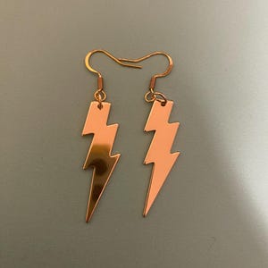 Lightning bolt earrings