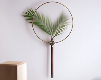 Wall Vase, Wall Hangings Vase, Walnut Wood Vintage Vase, Home Wall Decor, Wood Wall Vase Art, Minimalist Decor, Handmade Gifts for Her, Him