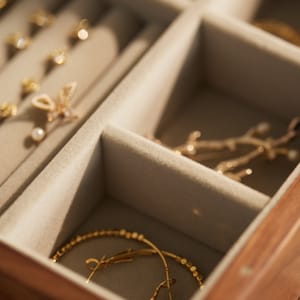 Wooden Jewelry Box, Jewelry Organizer, Walnut Jewelry Box, Cherry Wood Jewelry Box, w/ Ring Cushions, Bracelets, Earring, Necklace Storage