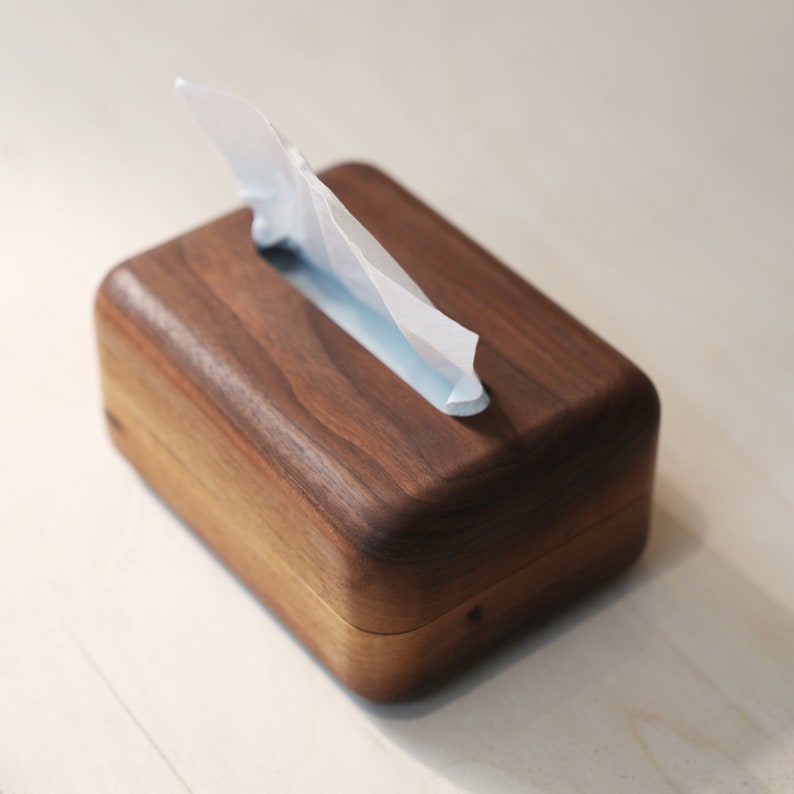 Handmade Walnut Tissue Box