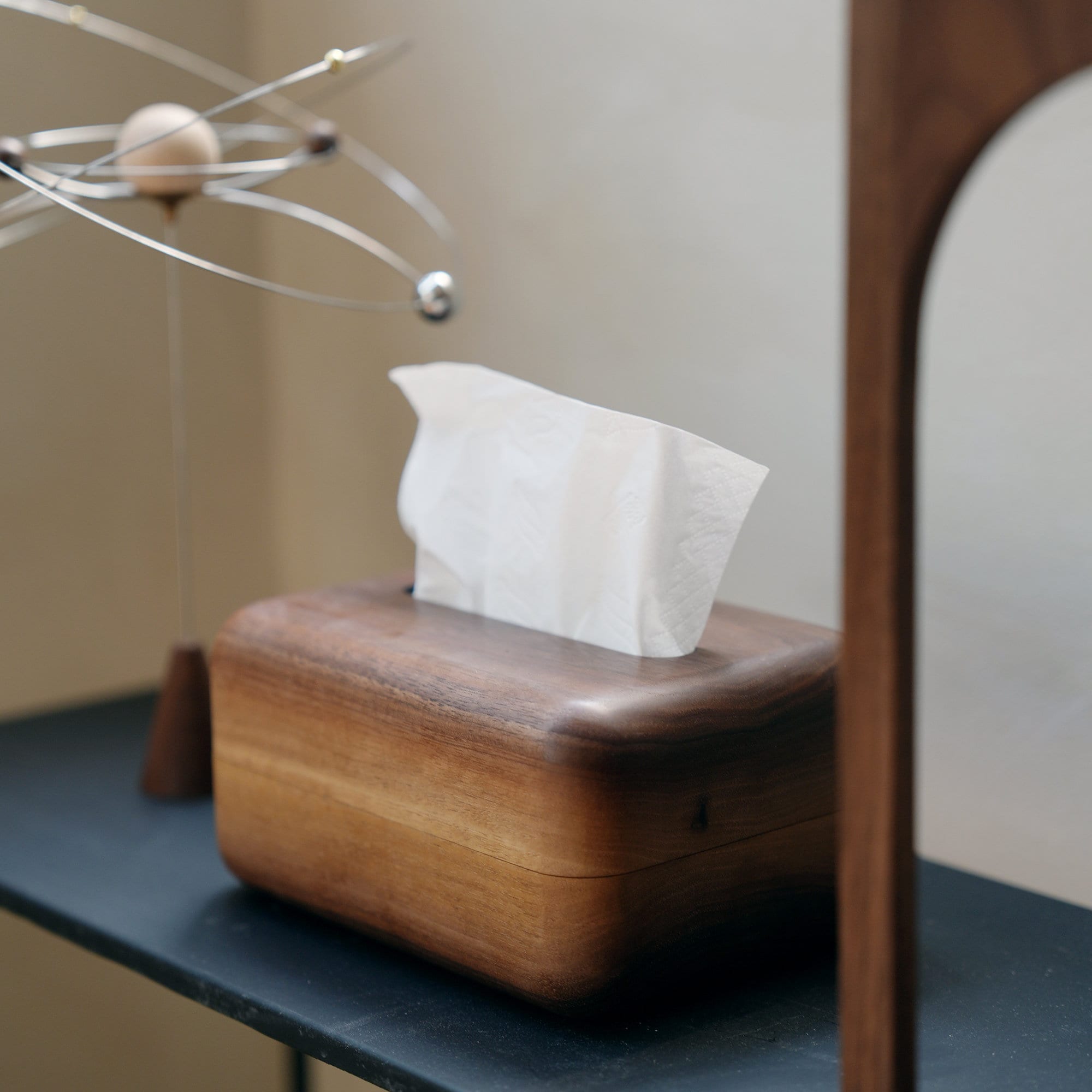 Walnut Tissue Box Handmade Walnut Tissue Box: Magnetic Closure, Non-spliced Wood - Etsy