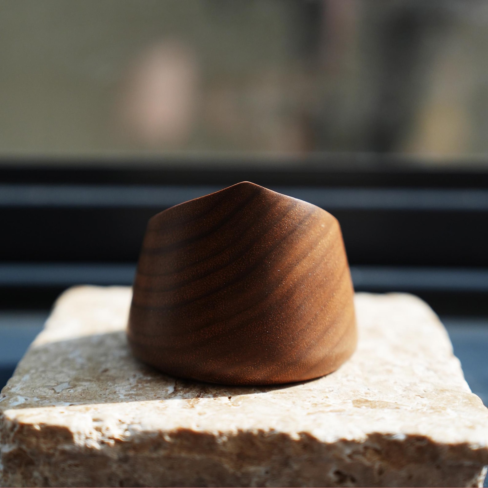 Wood Essential Oil Diffuser, Minimalist Walnut Wood Essential Oil ...