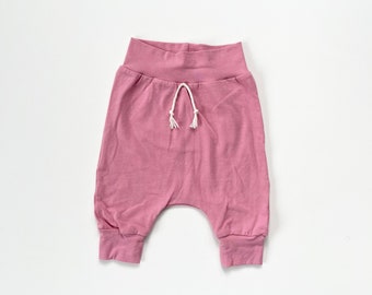 Harem Joggers. Baby Jogger Pants. Kids Pants. Rose Joggers. Jogger Pants and Hat. New Baby Gift. Baby Shower Gift.