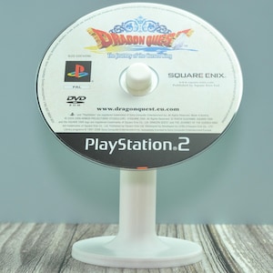 Suspended Disc Stand and Display – 3D Printed Floating Holder for CDs, DVDs, and Game Discs, Modern Media Storage Solution