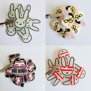 Schuh charms: Bad Bunny, Glow in the Dark, Schuh charms, Bad Bunny Charms für Schuhe
