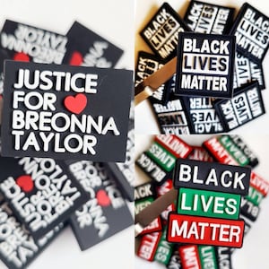 Shoe Charms: Justice for Breonna Taylor & Black Lives Matter,Black History, BLM, Accessories for Clogs, Custom Shoes,