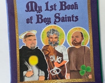 Fabric My 1st Book of Boy Saints Children's Book