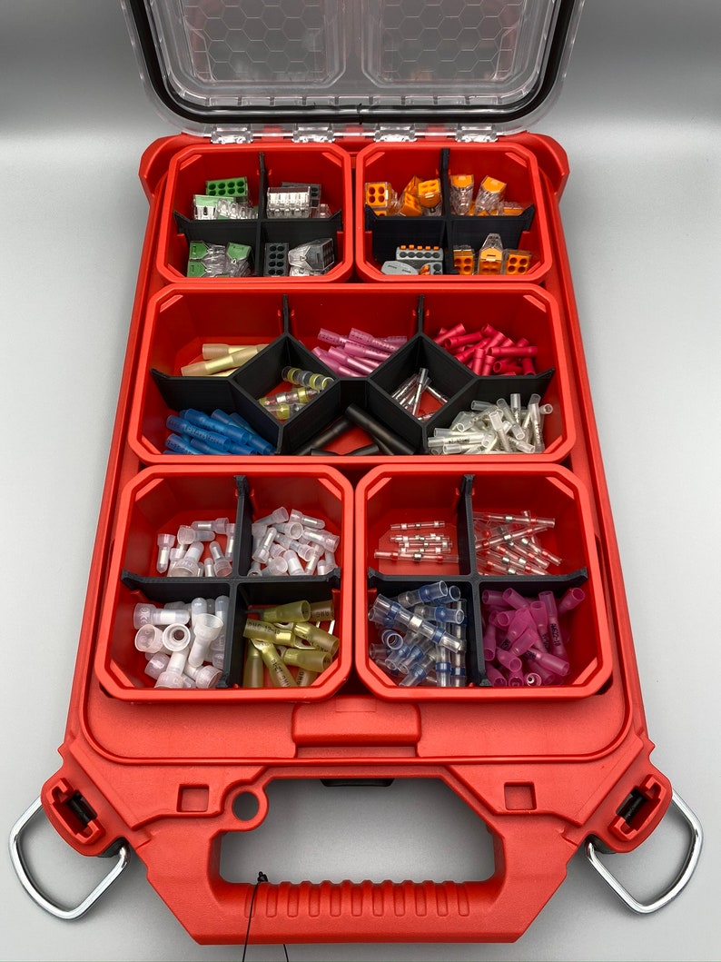 Milwaukee PACKOUT BLACK Divider Set with 8 Spot Center Divider Etsy