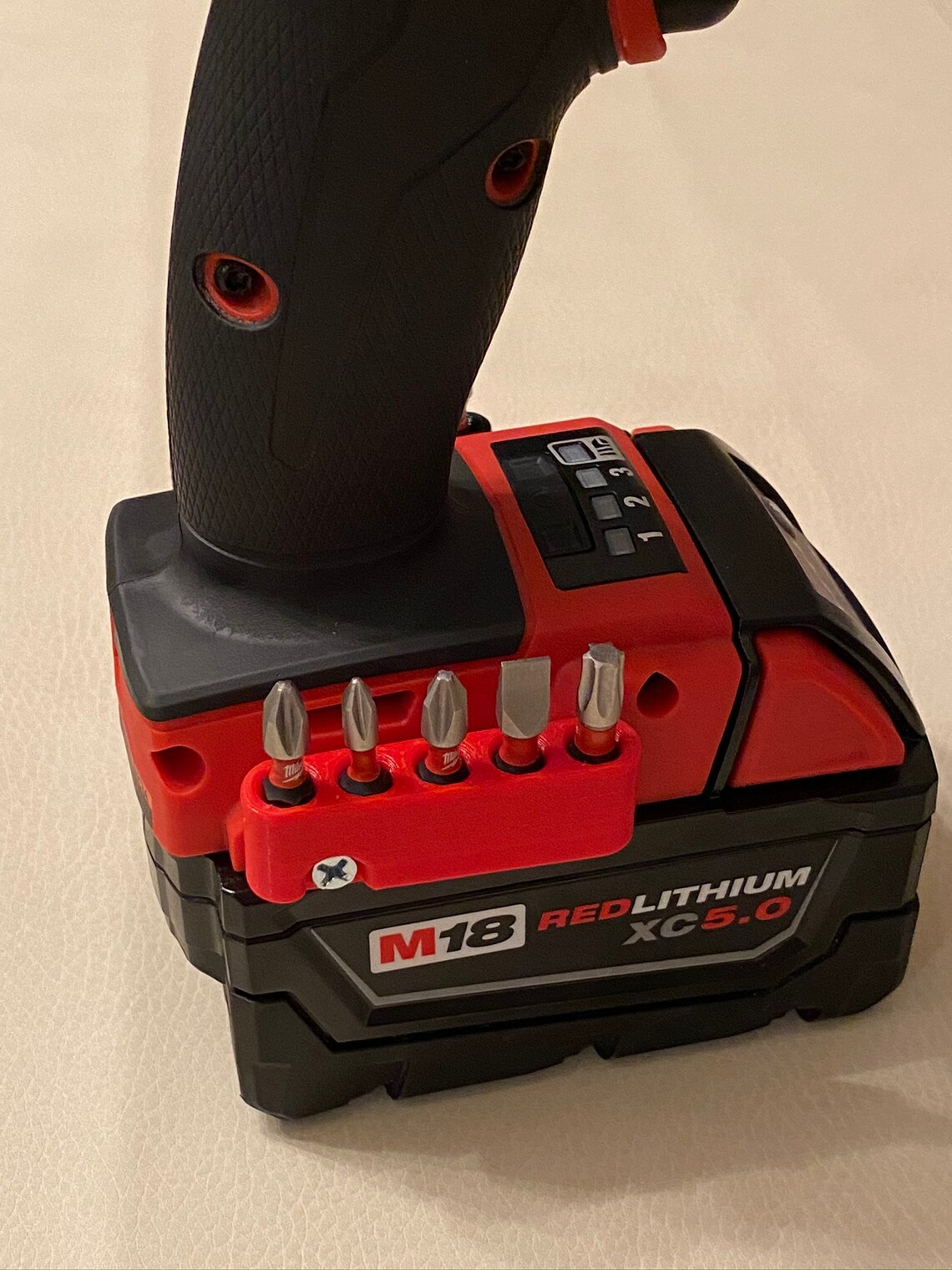 Bit Holder for Milwaukee M18 Tools w/ Screw Etsy