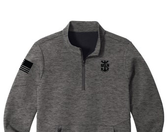 US Navy Master Chief Quarter Zip
