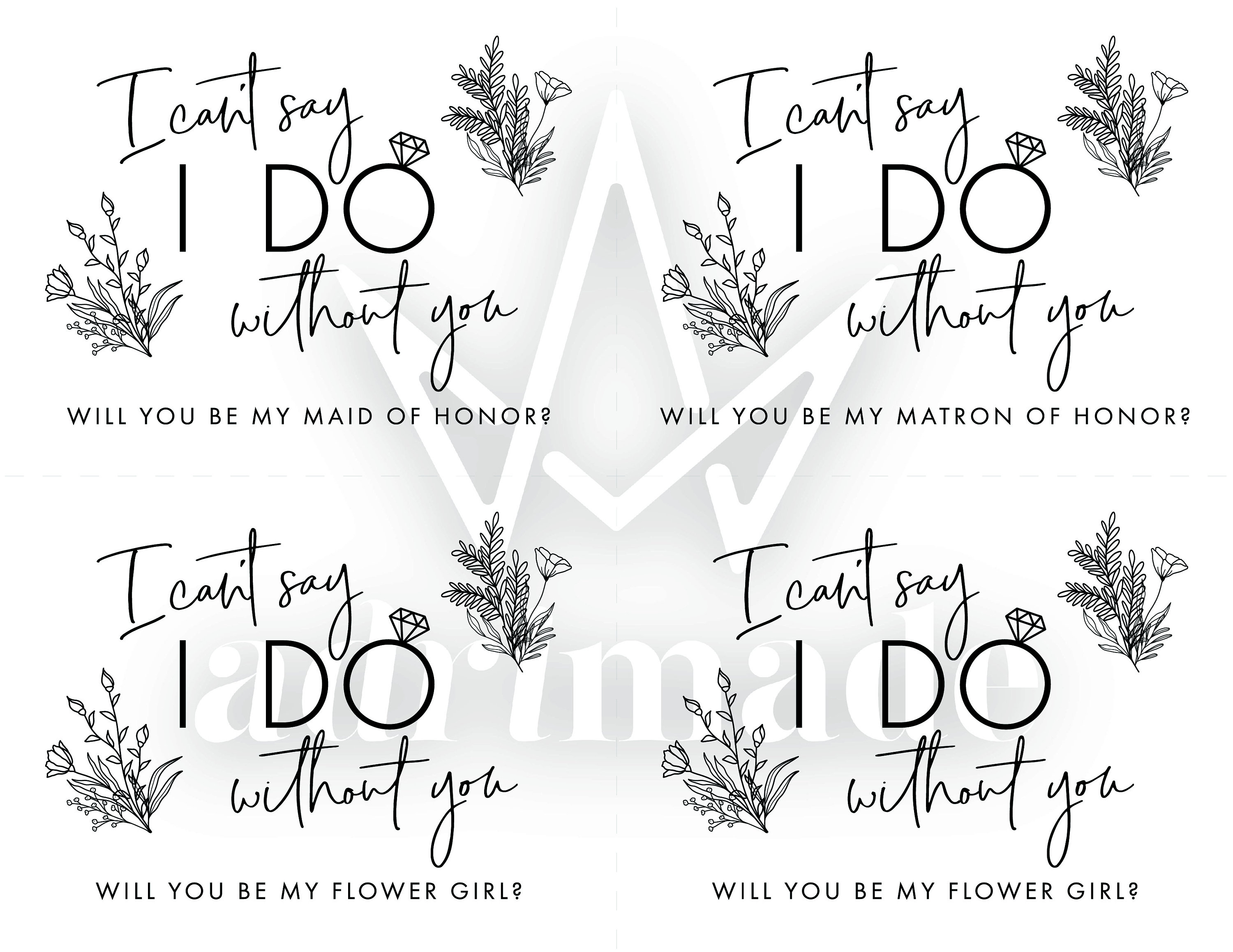 DIGITAL DOWNLOAD I can't say I do without you Etsy