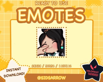 Twitch Emote / Sage Emote Pack (boop) / Valorant sub emoji for streamer - Discord