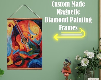 1/3pcs Diamond Art Frame Magnetic Photo Frame Poster Picture