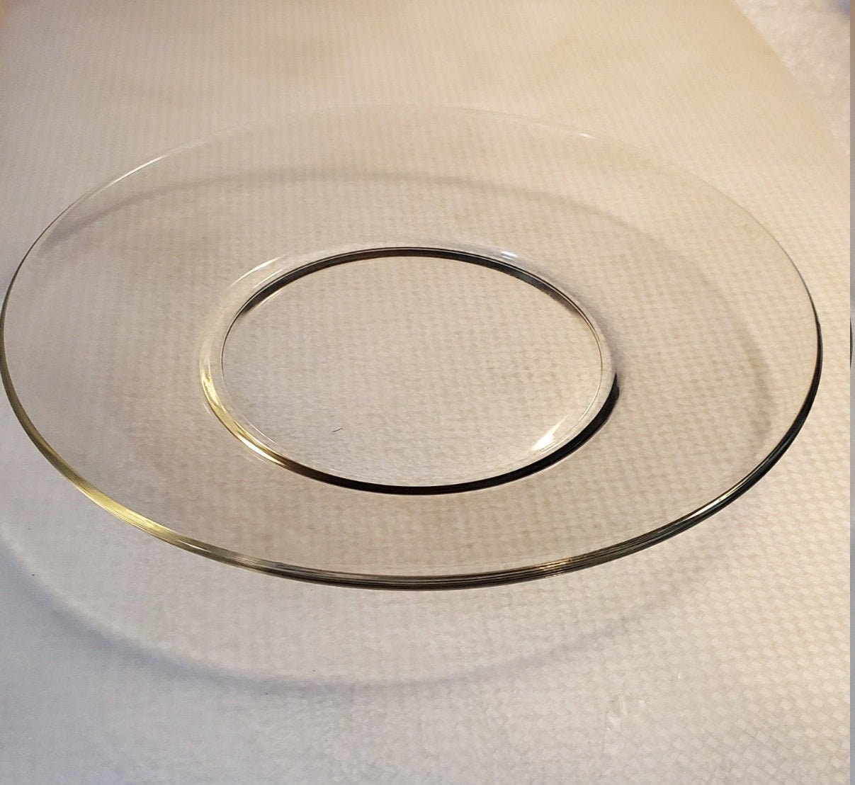 Anchor Hocking Presence Clear 8 Luncheon Plates 30 Available Excellent