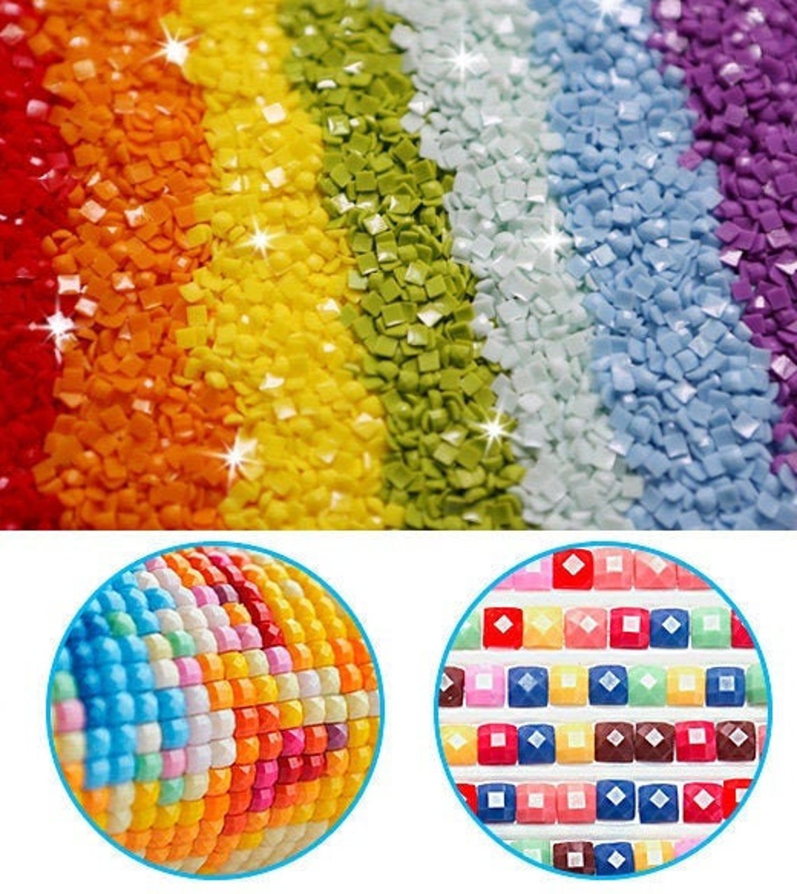 447 Colors Square Drills for Diamond Painting Art DMC Colors Etsy