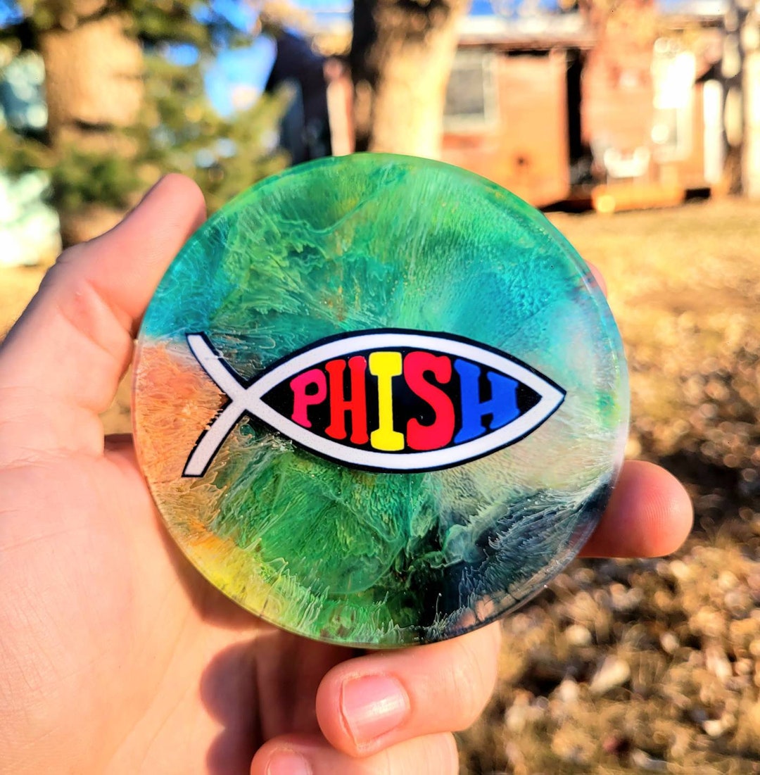 Disc Golf Mini Marker phish by Gripleys Gifts and Disc Golf Etsy