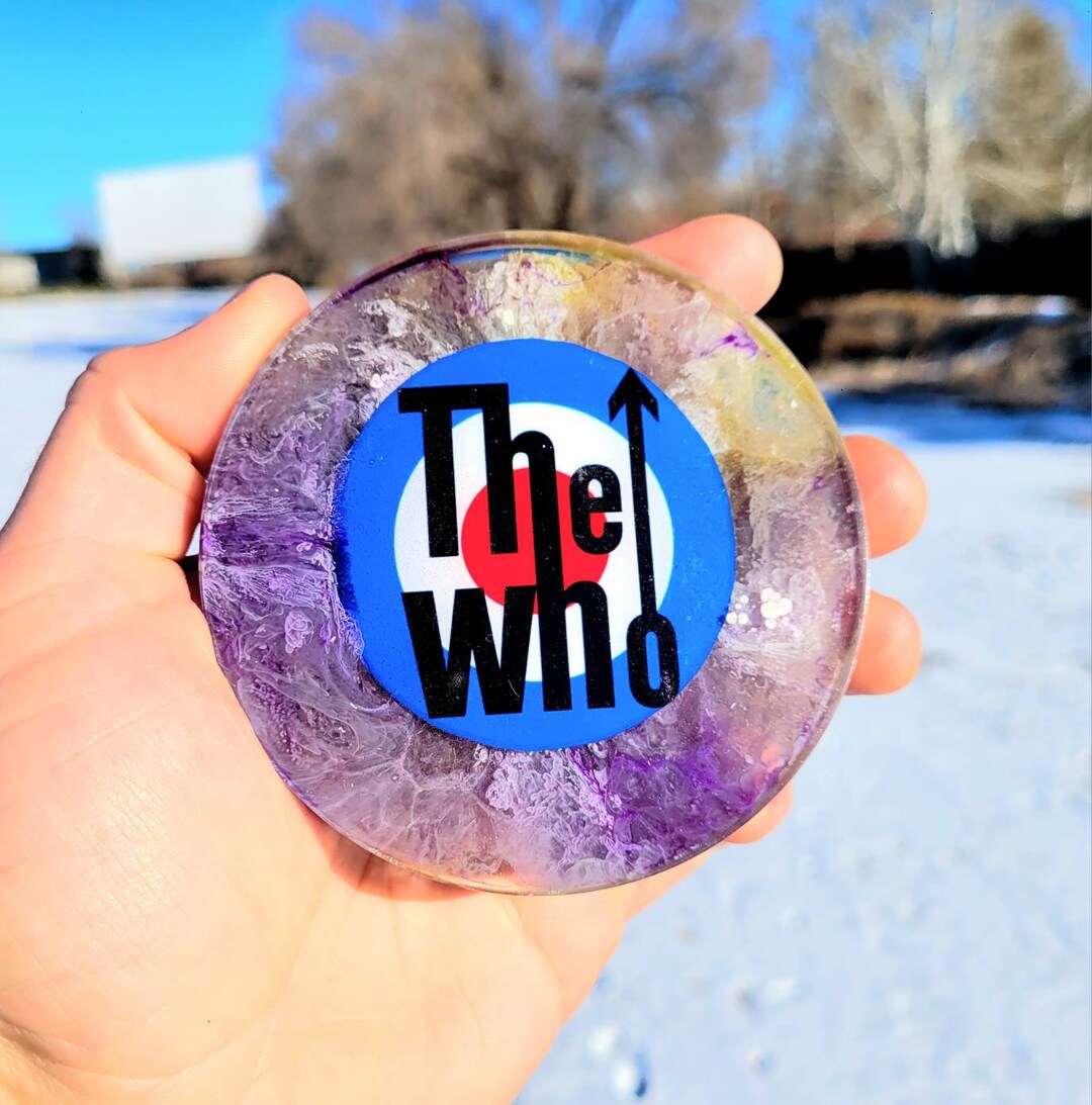 Disc Golf Mini Marker Placement Holder the Who by Gripleys Gifts and