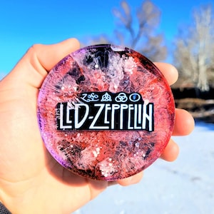 Disc Golf Mini Marker Placement Holder (Led Zeppelin) By Gripleys Gifts and Disc Golf Accessories