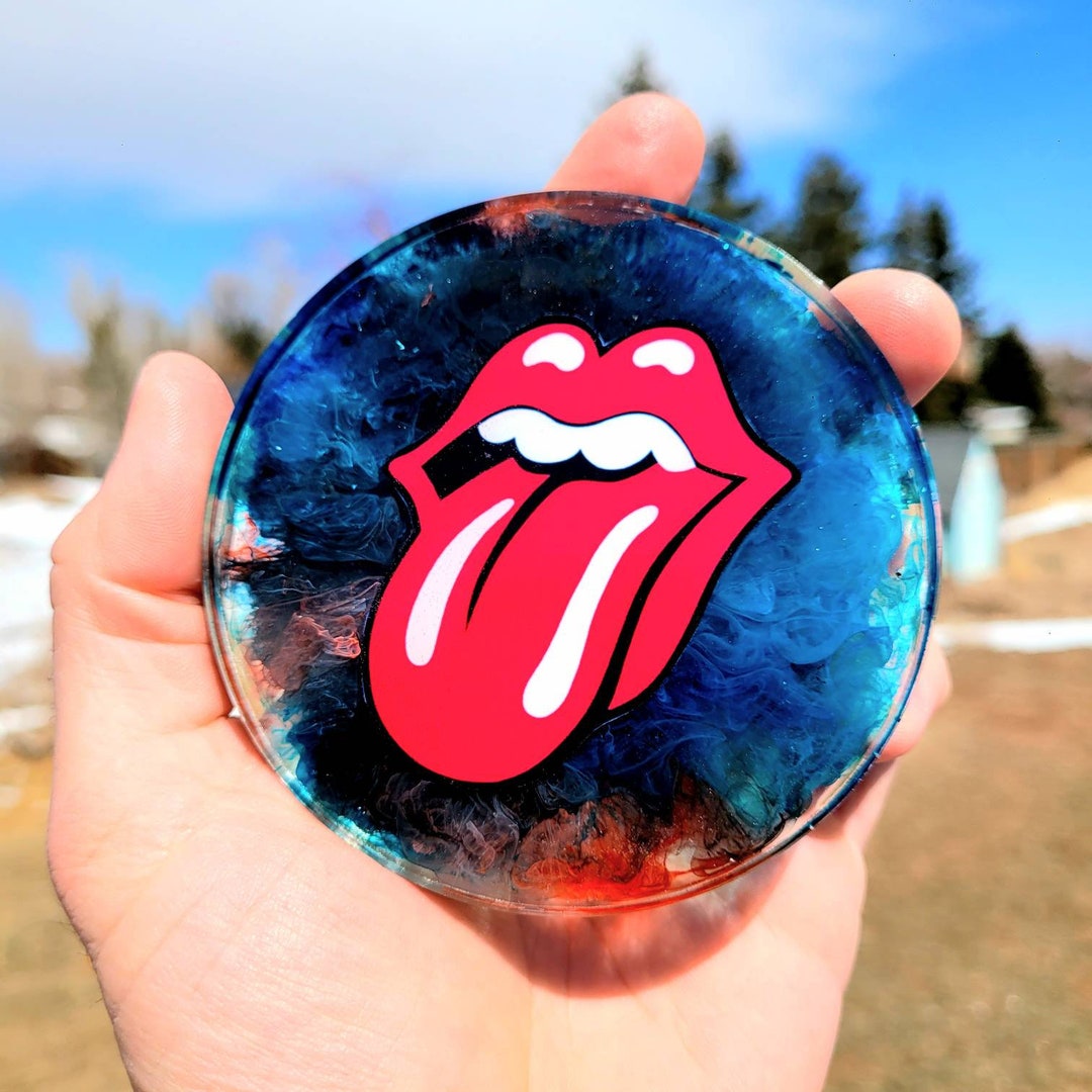 Disc Golf Mini Marker Placement Holder rolling Stones by Gripleys Gifts