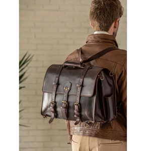 Briefcase backpack convertible online