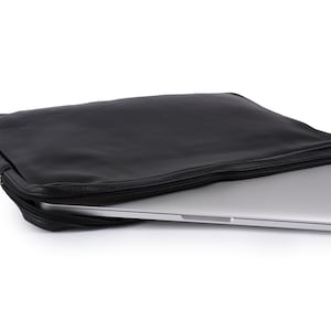 MacBook 13 Inch Case, MacBook Sleeve, Leather Laptop Case, Laptop Sleeve Fits 15 Laptop, Graduation Gifts, Document Holder image 5