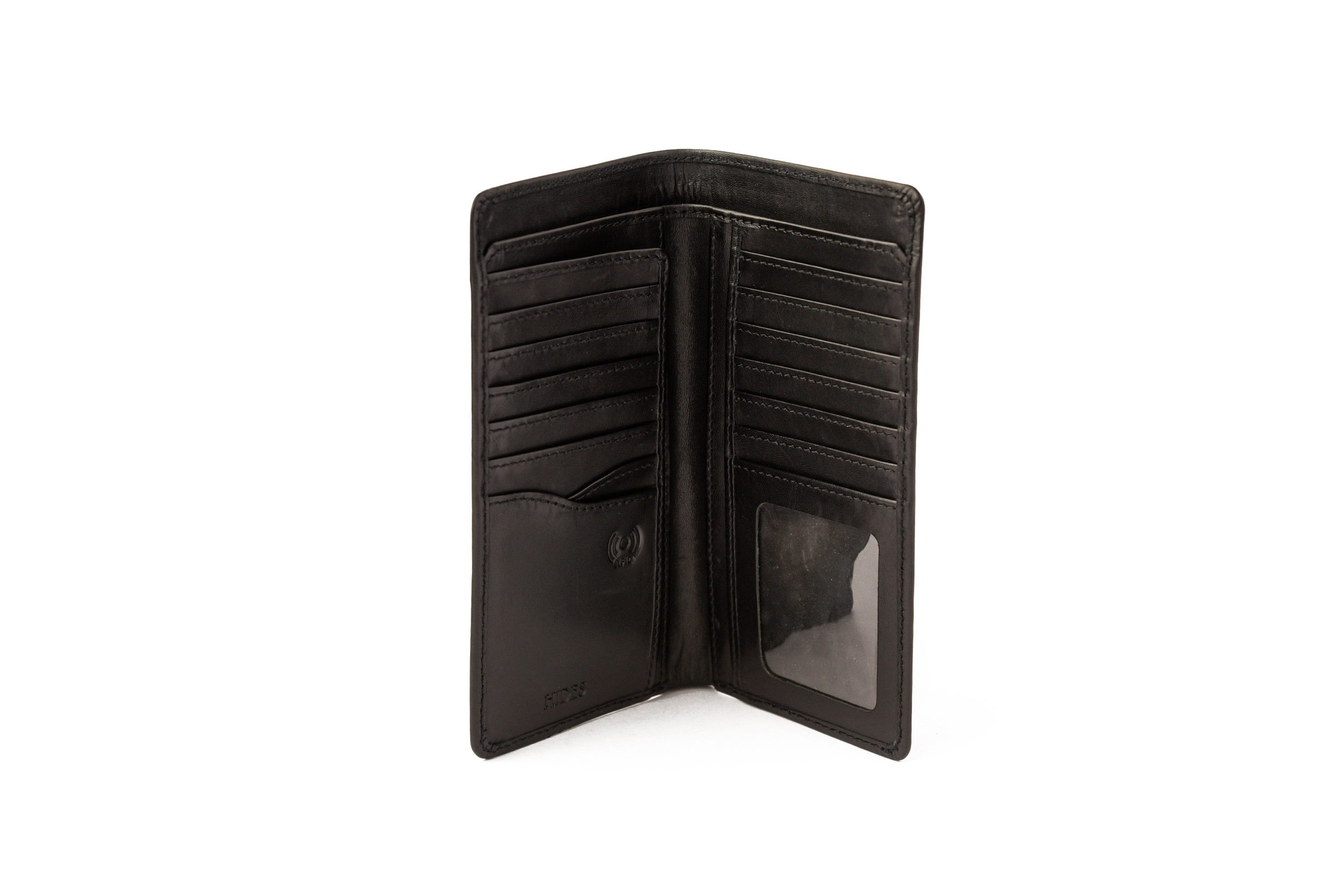 Leather Travel Wallet for Men RFID Long Wallet ID Full Grain Etsy