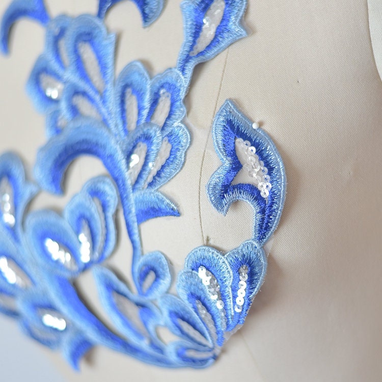 Royal Blue Sequin Bloomers main image 1