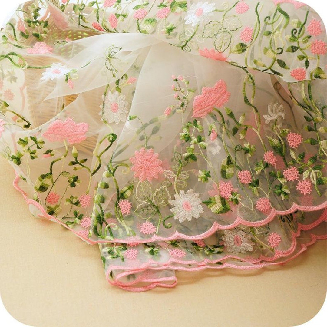 couture organdy embroidery OP
