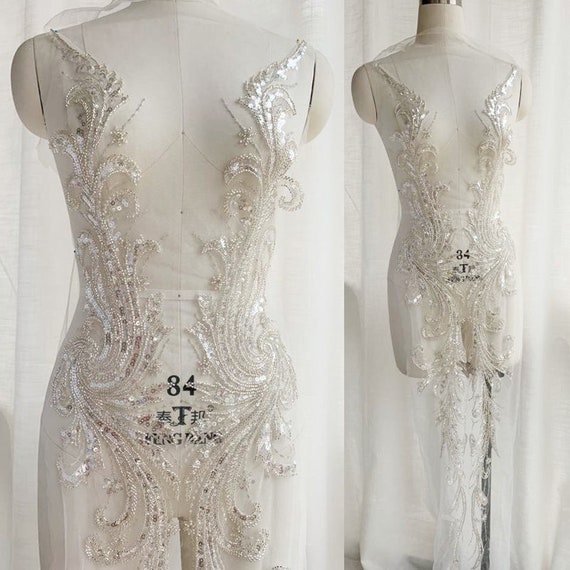 how to bead a dress bodice MODESSA BEADED GOWN WITH JEWELLED CORSET BODICE