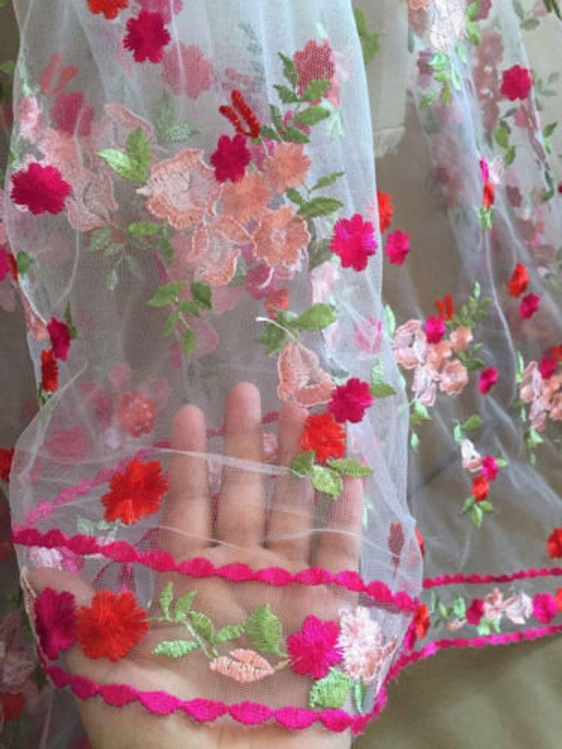 2 Colors White Tulle Black Tulle Lace Fabric Pink Etsy