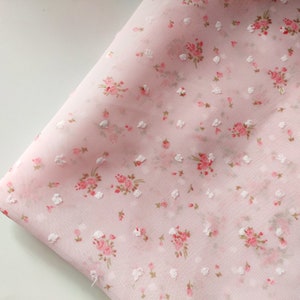3 colors chiffon fabric pink beige blue small floral dot embroidery wedding lace bridal lace dress fabric veil lace 59&quot; width by the yard