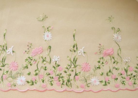 couture organdy embroidery OP