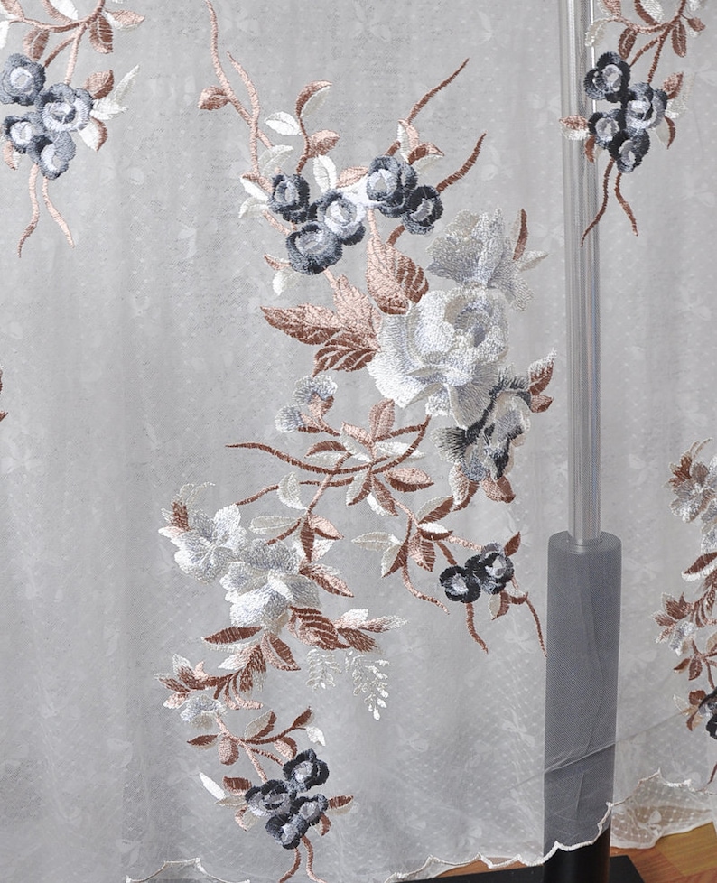 2 Colors Rose Flower Lace Applique Embroidery Bodice Applique Etsy