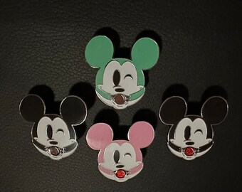 Mouse gag ball Mickey pin