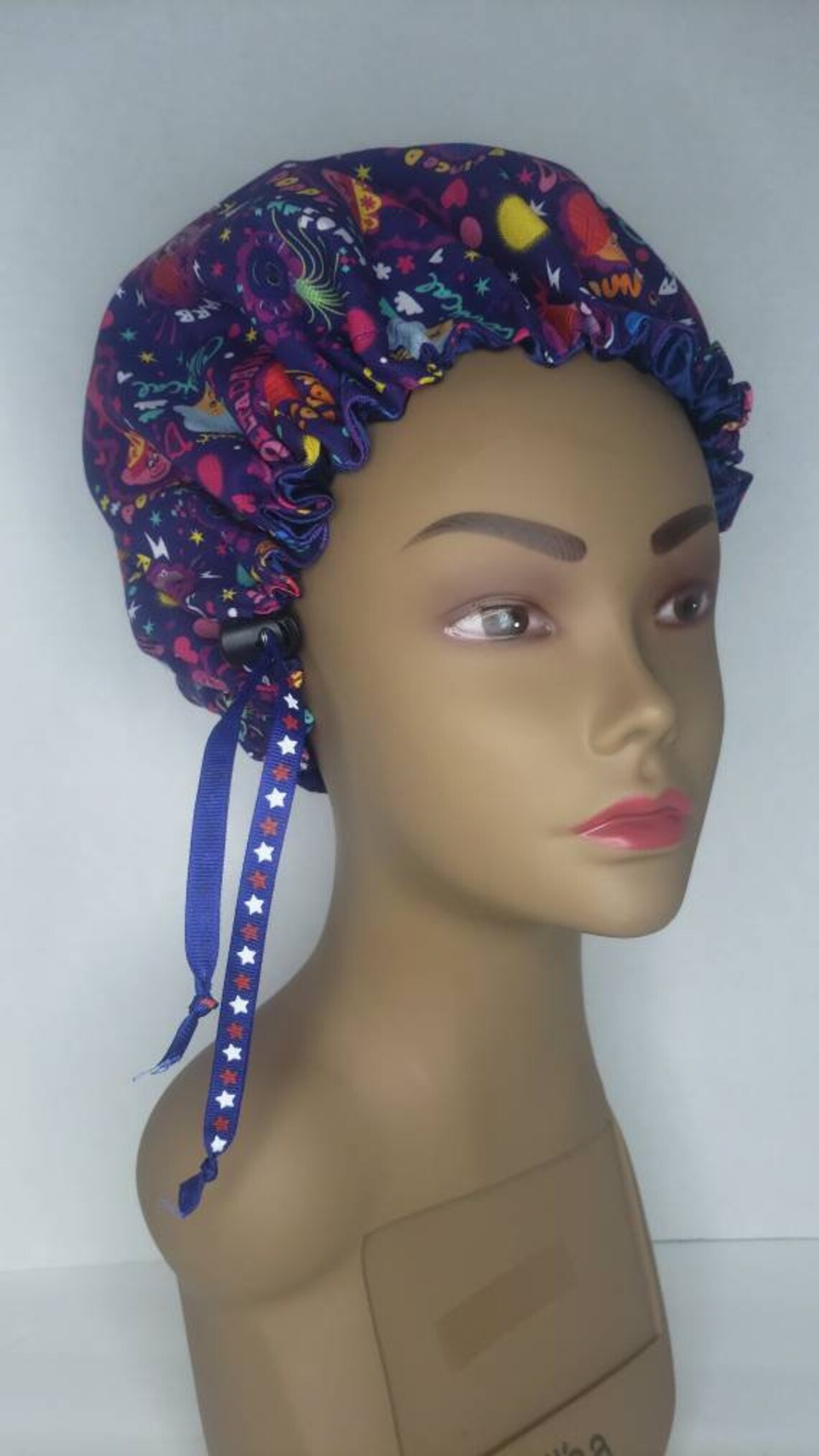 Adjustable Satin Lined Children Satin Print Baby Etsy