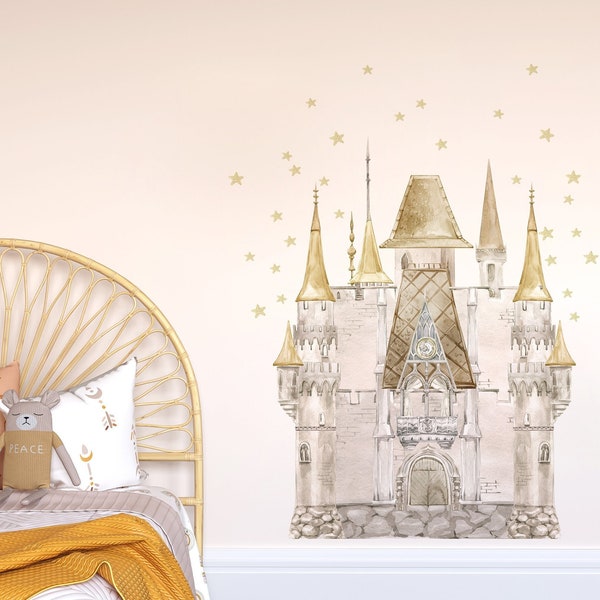 Castle Wall Decal Etsy