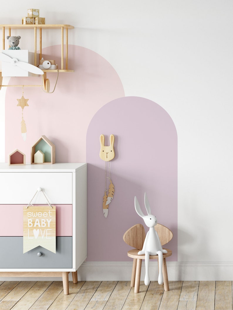 Arch Wall Decals block Colours Fable and Fawn Etsy Australia