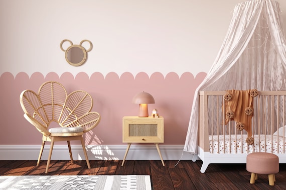Half wall sale wallpaper