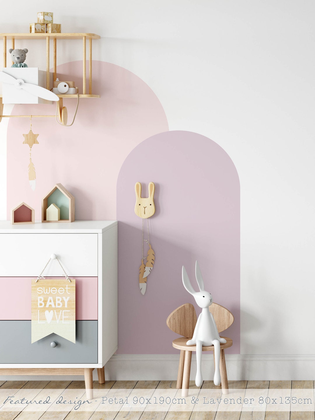 Arch Wall Decals (lavender) - Fable and Fawn, Fablexfawn - Etsy