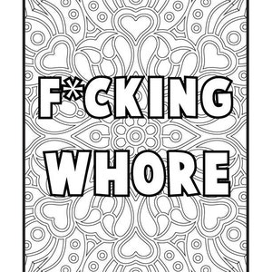 15+ Swear Word Coloring Pages