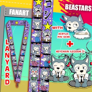 LEGOSHI LANYARD with Pin Beastars
