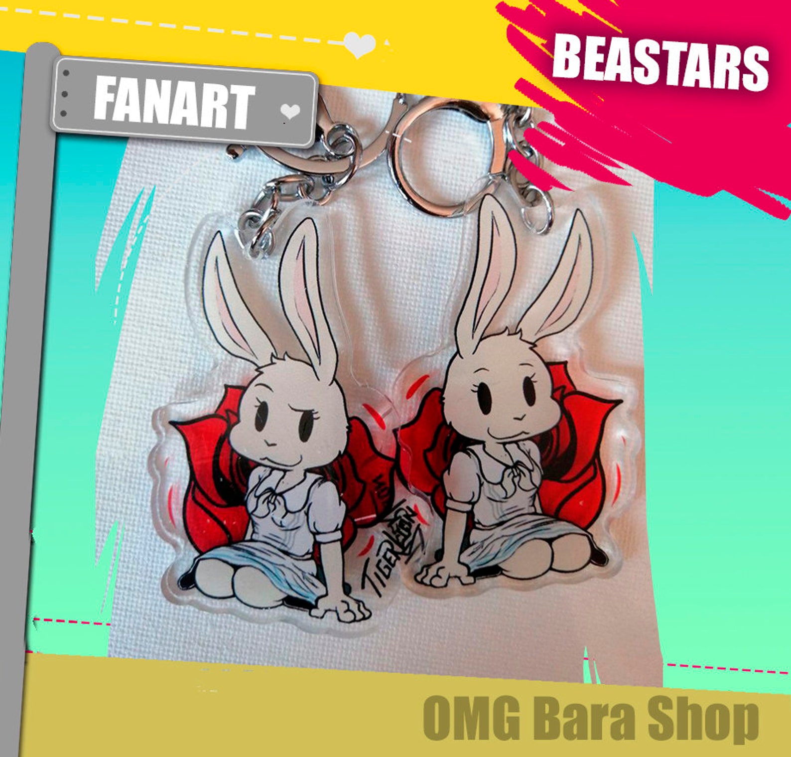 Beastars Keychain Etsy