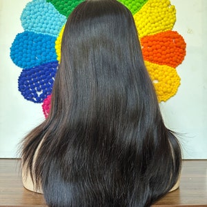 22&quot; European Virgin Hair Wig: Mono Top, Full Handtied Human Hair System