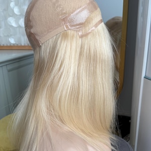 18 "613 Blonde Brasilianische Reine Haar Volle Spitze Medizinische Perücke, Anti-Slip Alopezie Perücken Für Frauen Haarausfall