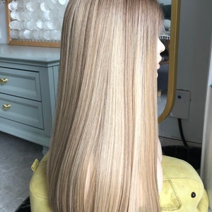 22"  Luxious Cuticle Intact European Virgin Hair HD Lace Frontal Kosher Wigs