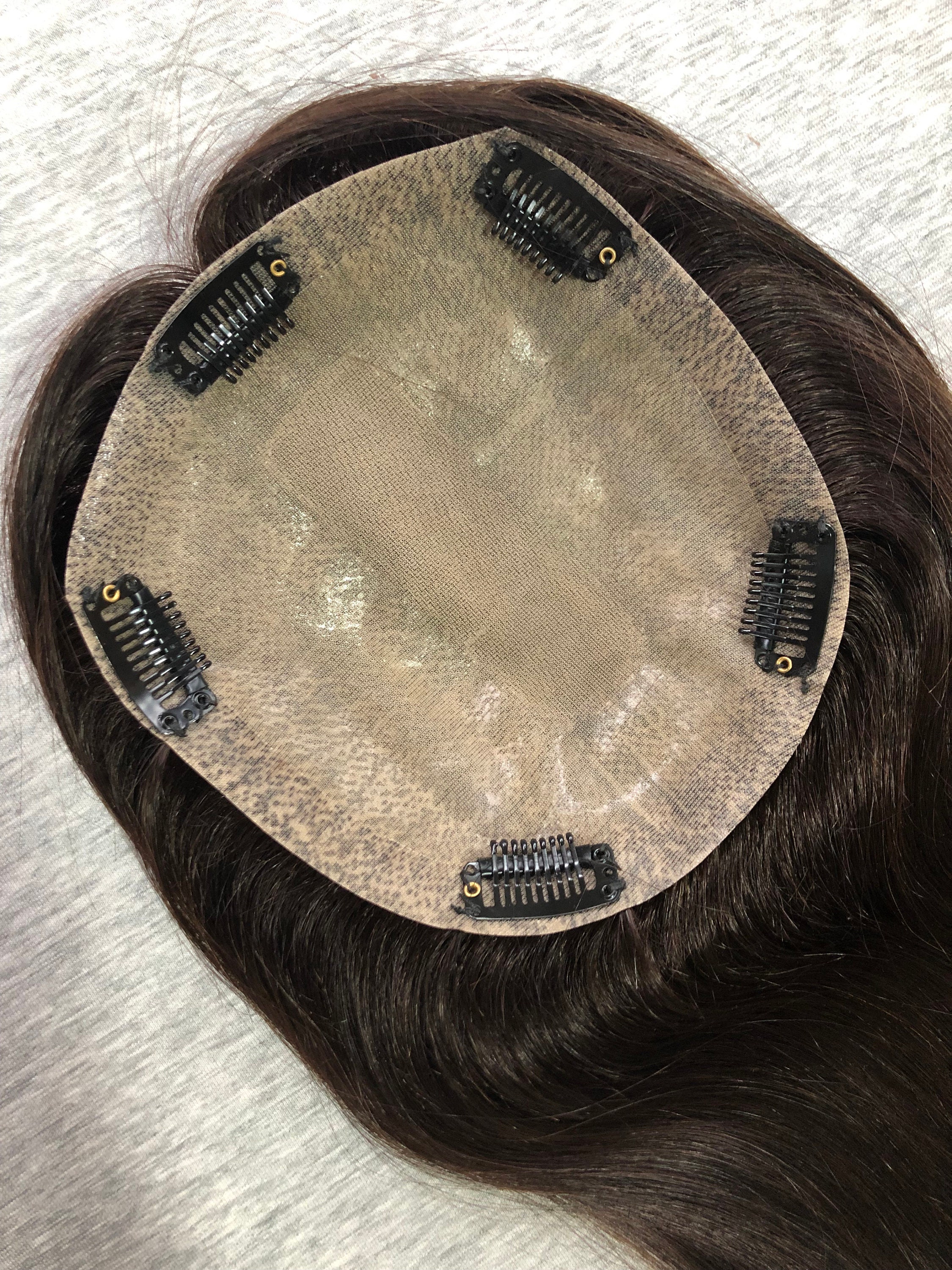 1220 6x6.4 Brown Hair Topper Affordable Women Etsy Canada