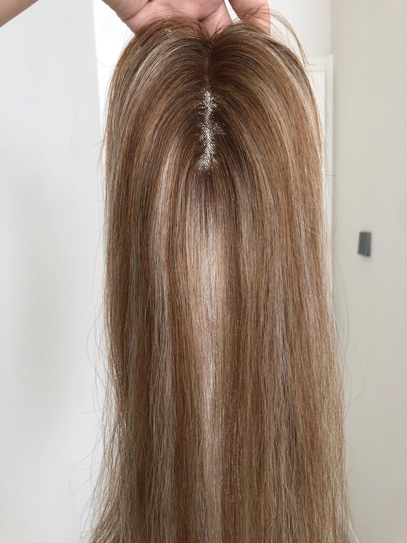 Rallonges Cheveux Naturels Châtain Clair - 40cm - Cheveux Humains Européens - Tresse Droite