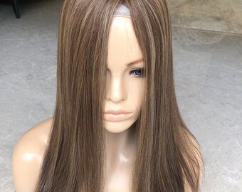 Hair Toppers For Women Real Human Hair Toppers With Bangs 4.5 * 3 Inch Upgrade - View #4