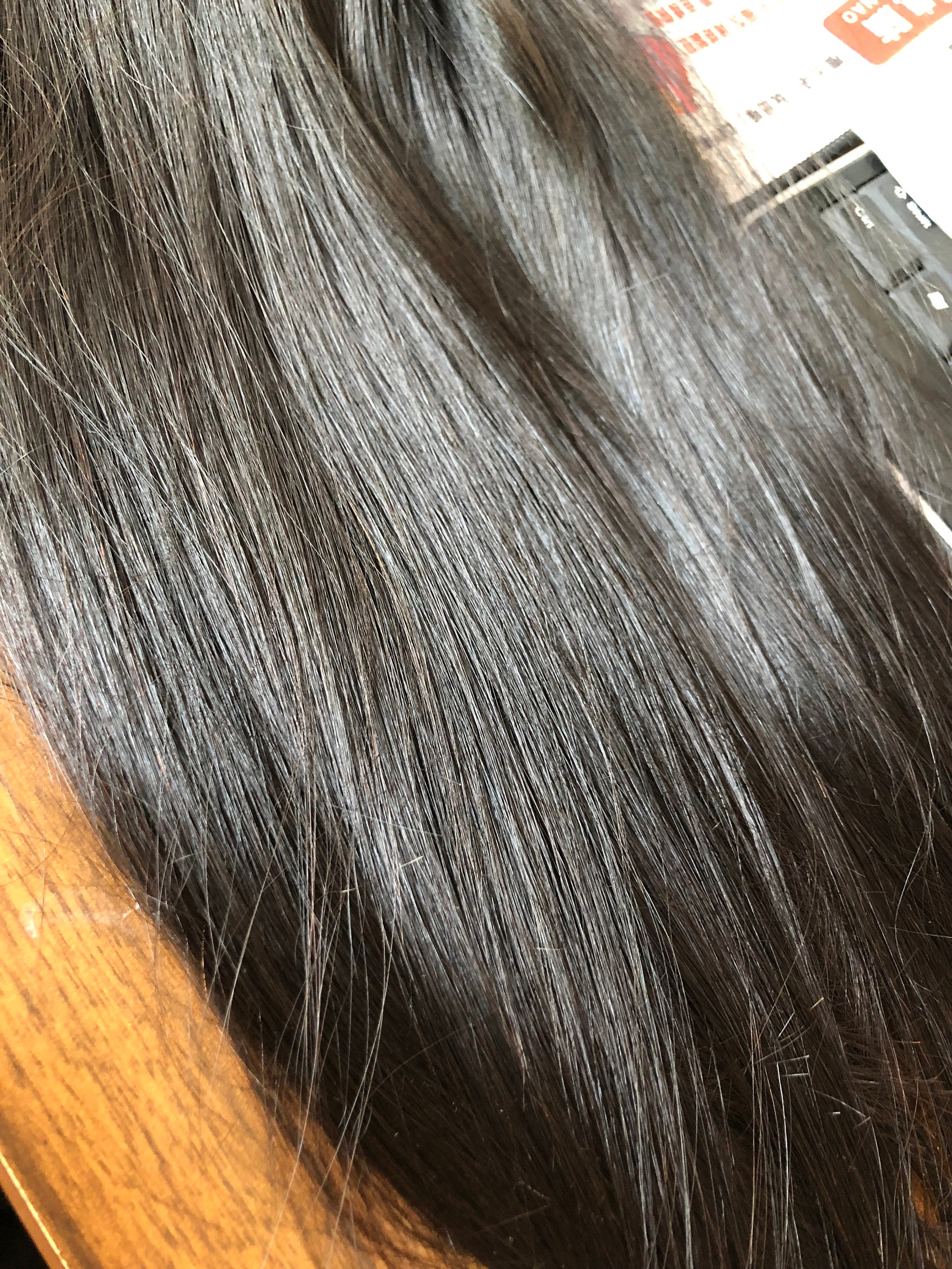Free Part Silk Top Human Hair Topper Natural Black 3x5 | Etsy Canada